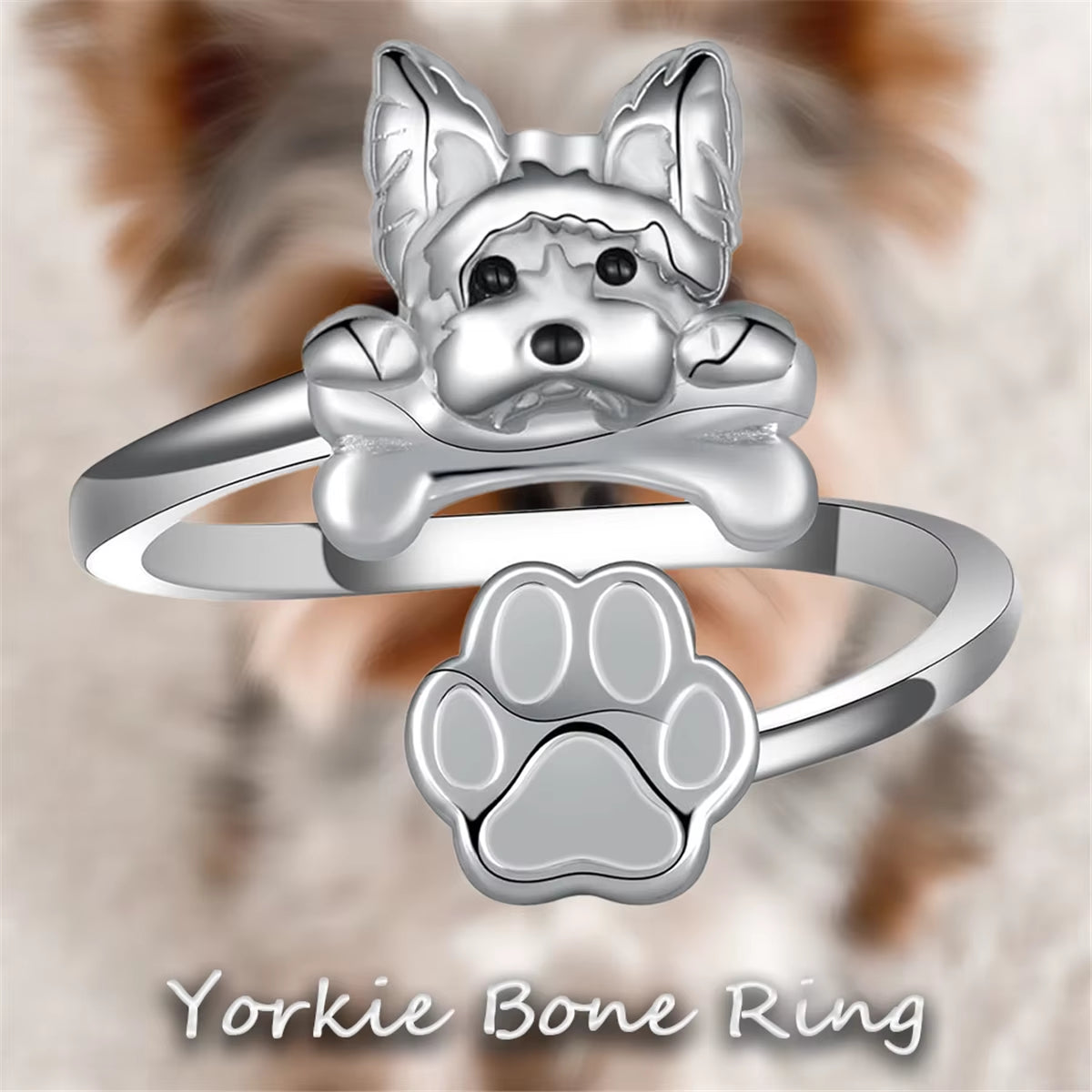 Stylish & Cute Dog Finger Ring 