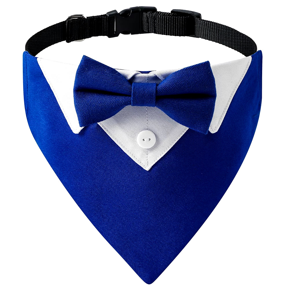 Stylish & Funny Dog Bow Tie Collar Tuxedo 