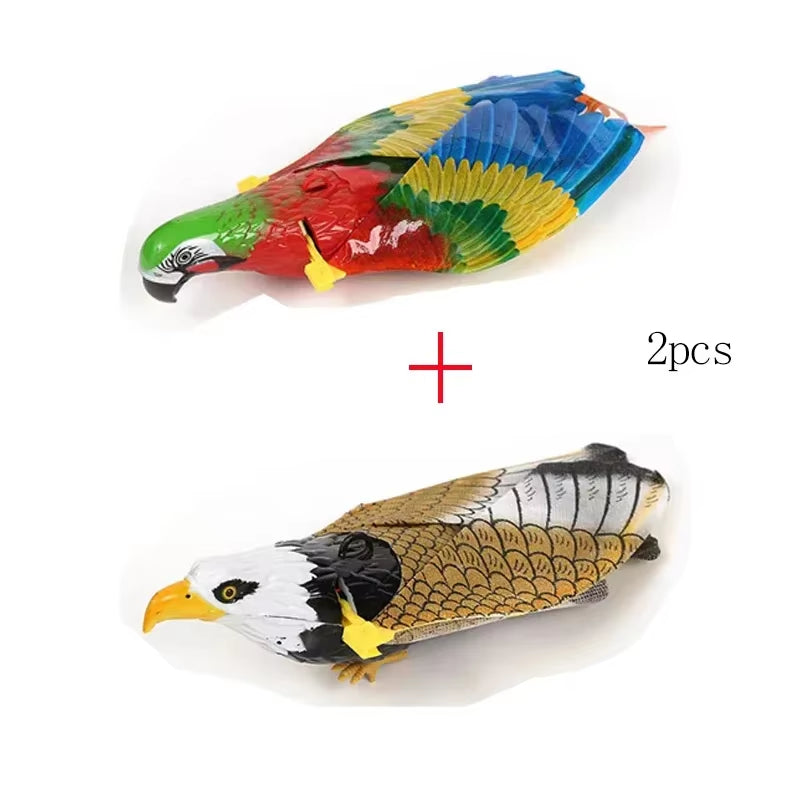 Fun Interactive Flying  Parrot Cat Teasing Toy