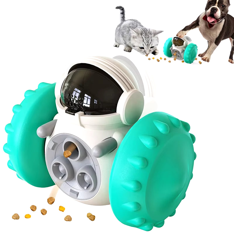 Interactive Leaking Pet Treat Teasing Toy 