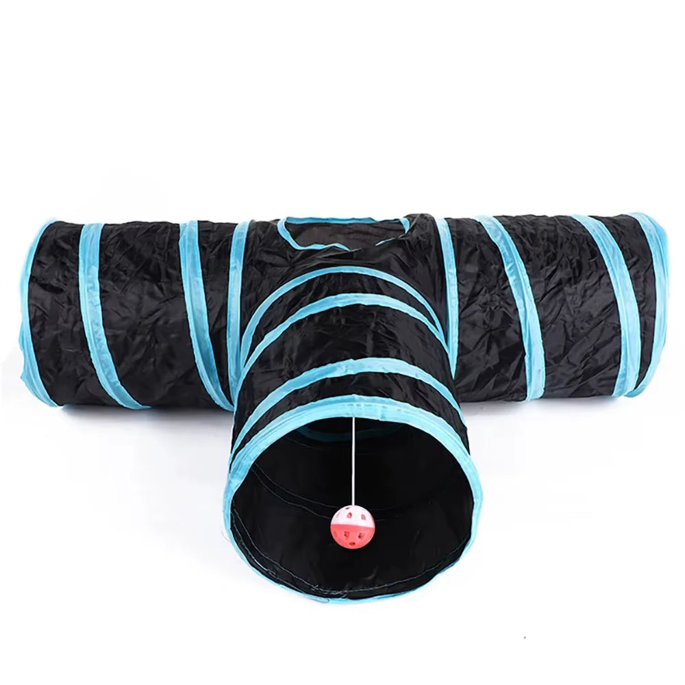 Fun & Interactive Foldable Cat Tunnel 