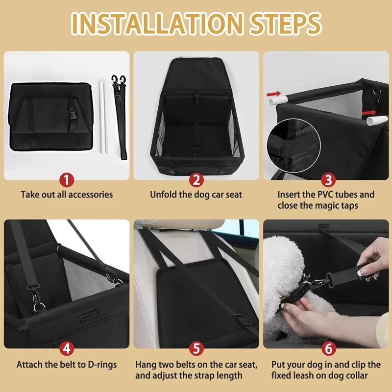 Soft Comfortable Pet Travel Car Seat