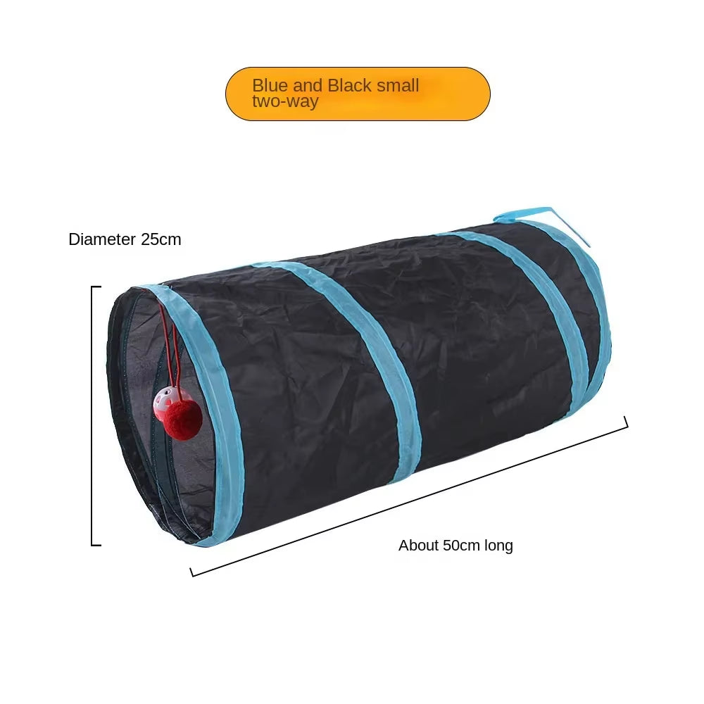Fun & Interactive Foldable Cat Tunnel 