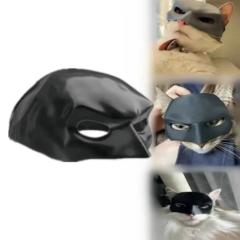 Gift Black Bat Cat Avenger Mask Cute Matte Bat Mask Cool Superhero Pet Toys for Cats and Dogs