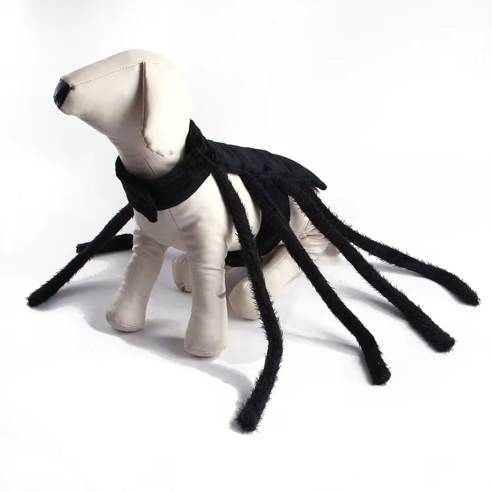 Halloween Funny Spider Costume Creative Cat Dog Clothes for Small Medium-Sized Dog Clothings Halloween Cosplay Pet Accessories