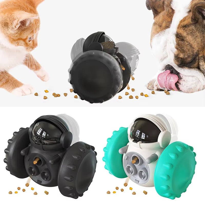 Interactive Leaking Pet Treat Teasing Toy 