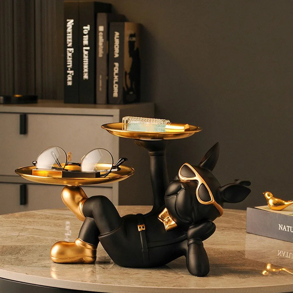 Chic Bulldog Butler Tray Decor