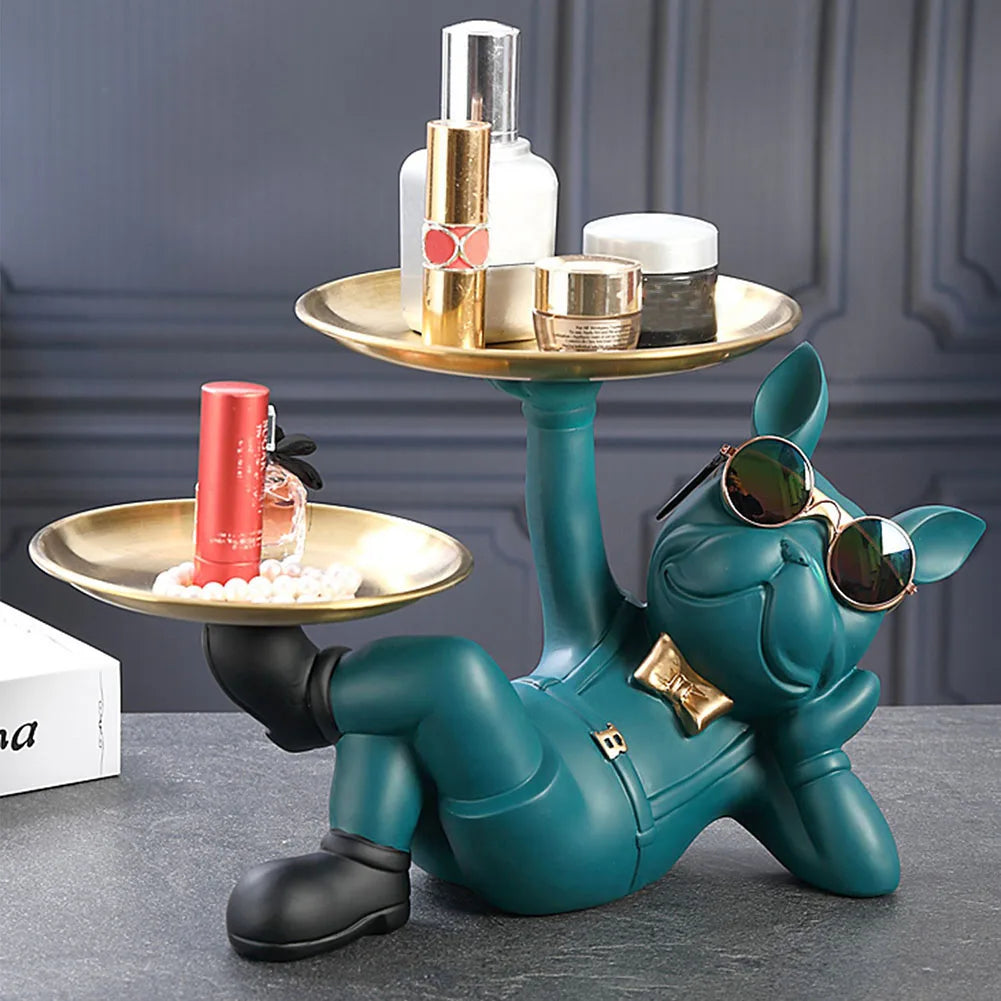 Chic Bulldog Butler Tray Decor