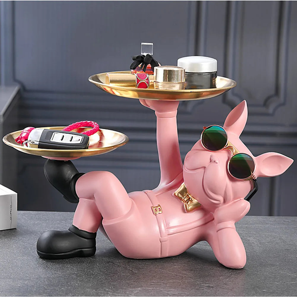 Chic Bulldog Butler Tray Decor